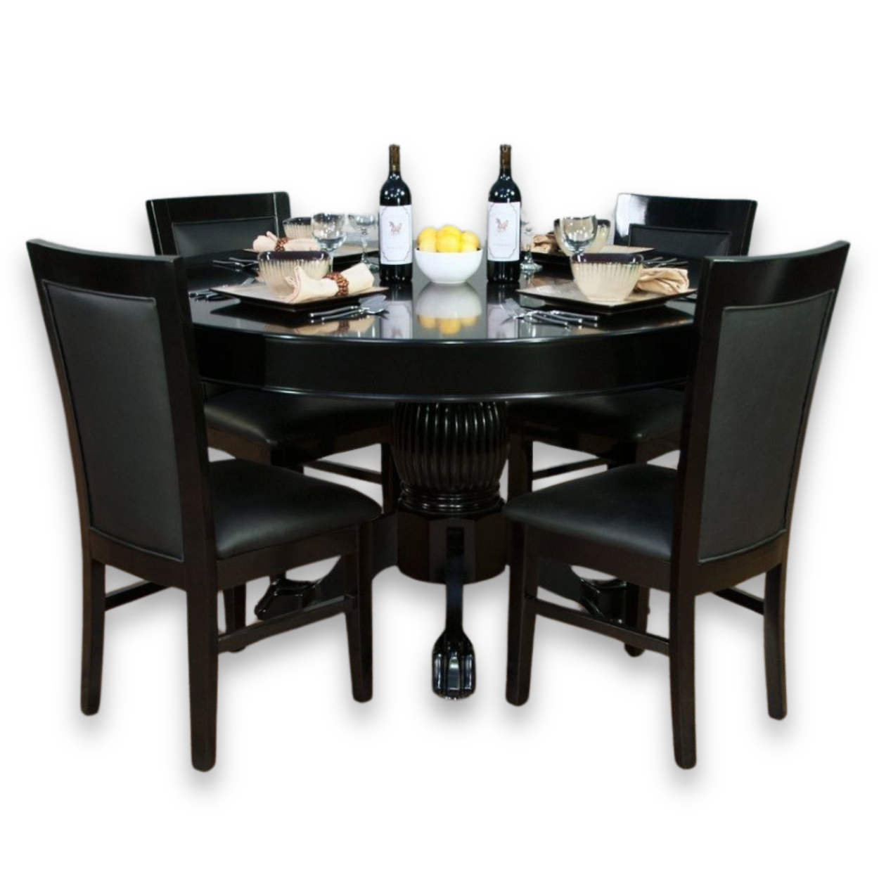 Black Gloss Dining Chair