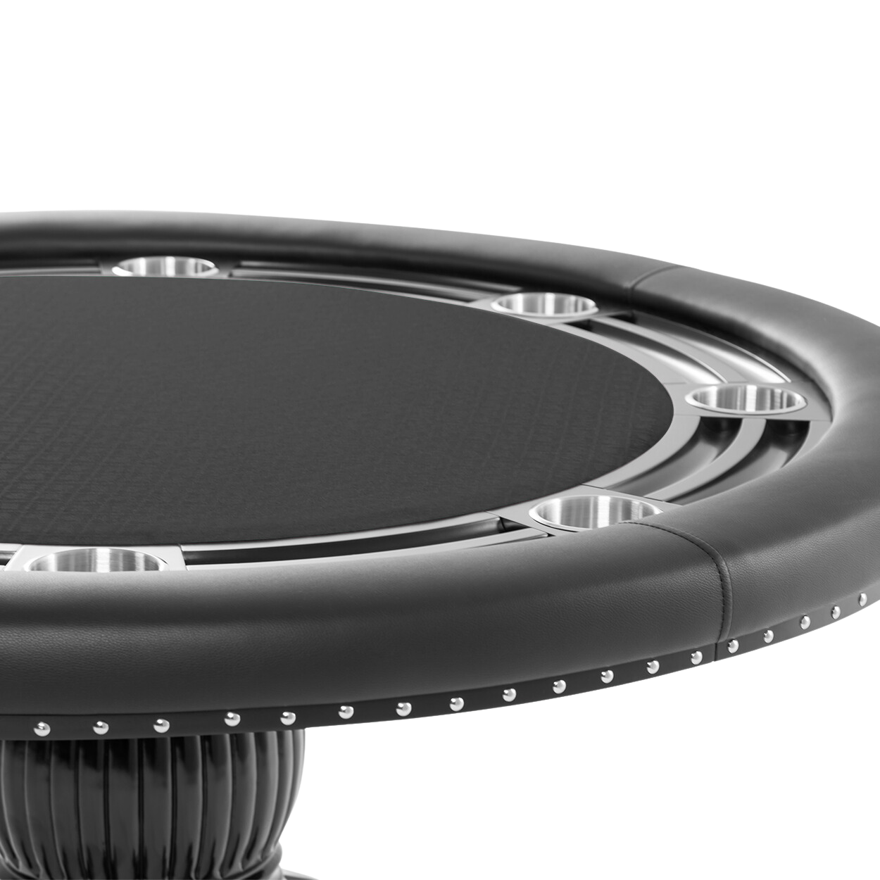 Nighthawk Premium Round Poker Table with Dining Top Package