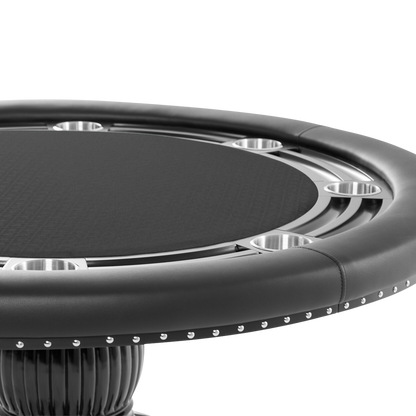 Nighthawk Premium Round Poker Table with Dining Top Package