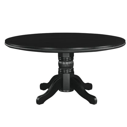 Luxury 60" Round Convertible Dining Poker Table – Seats 6-8 Players