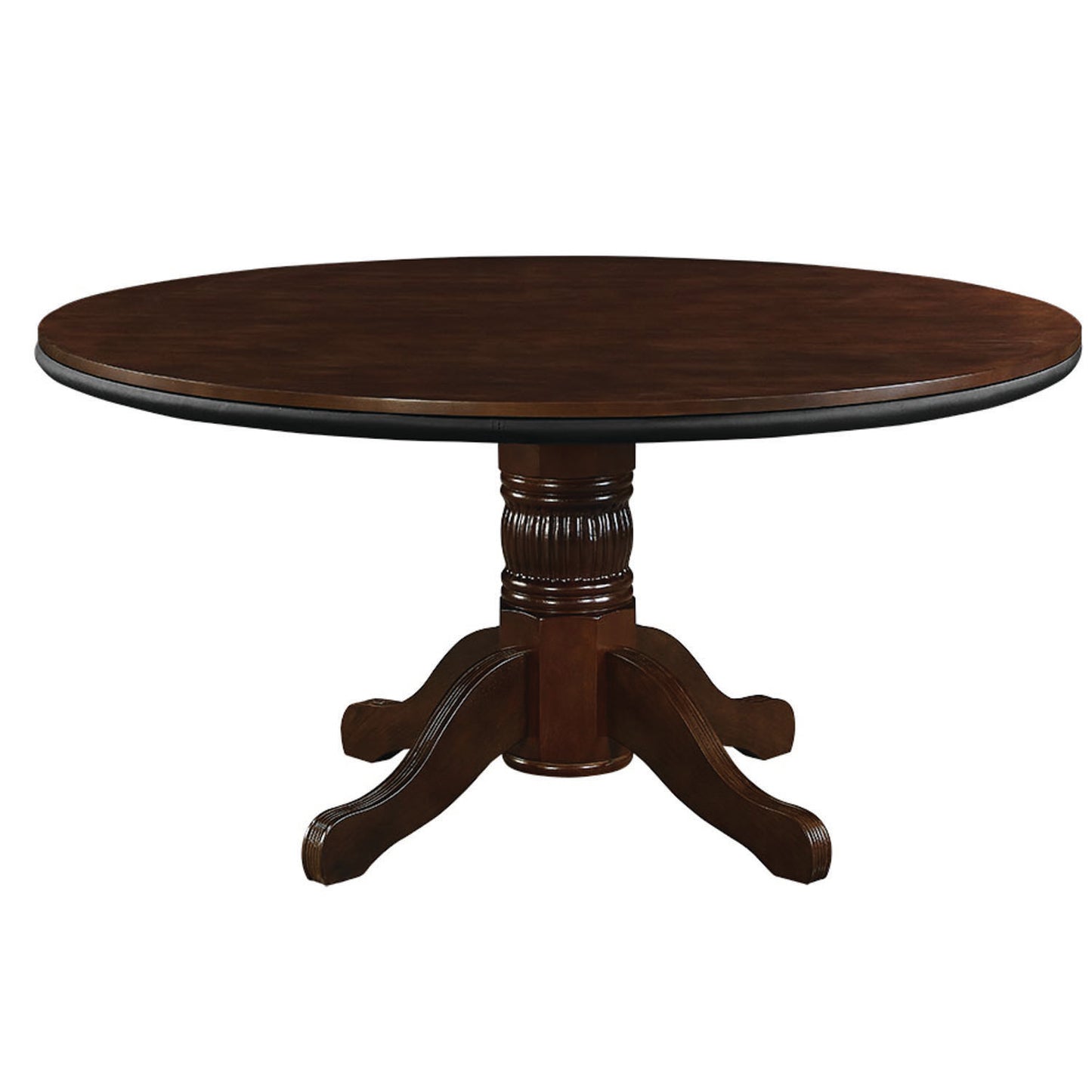 Luxury 60" Round Convertible Dining Poker Table – Seats 6-8 Players