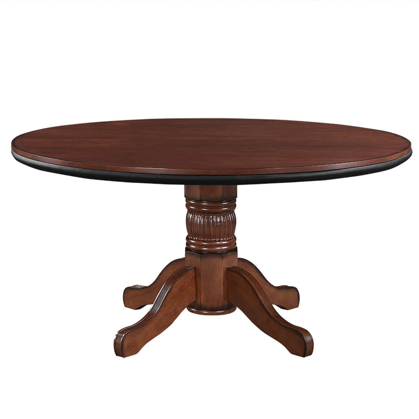 Luxury 60" Round Convertible Dining Poker Table – Seats 6-8 Players