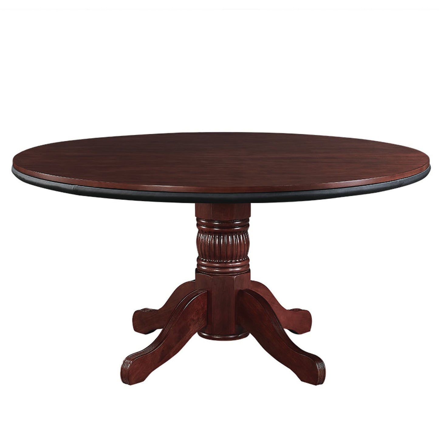 Luxury 60" Round Convertible Dining Poker Table – Seats 6-8 Players