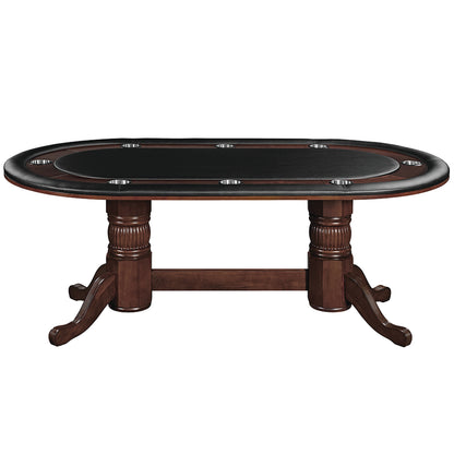 80" Texas Hold'em Poker Table with Dining Top Option