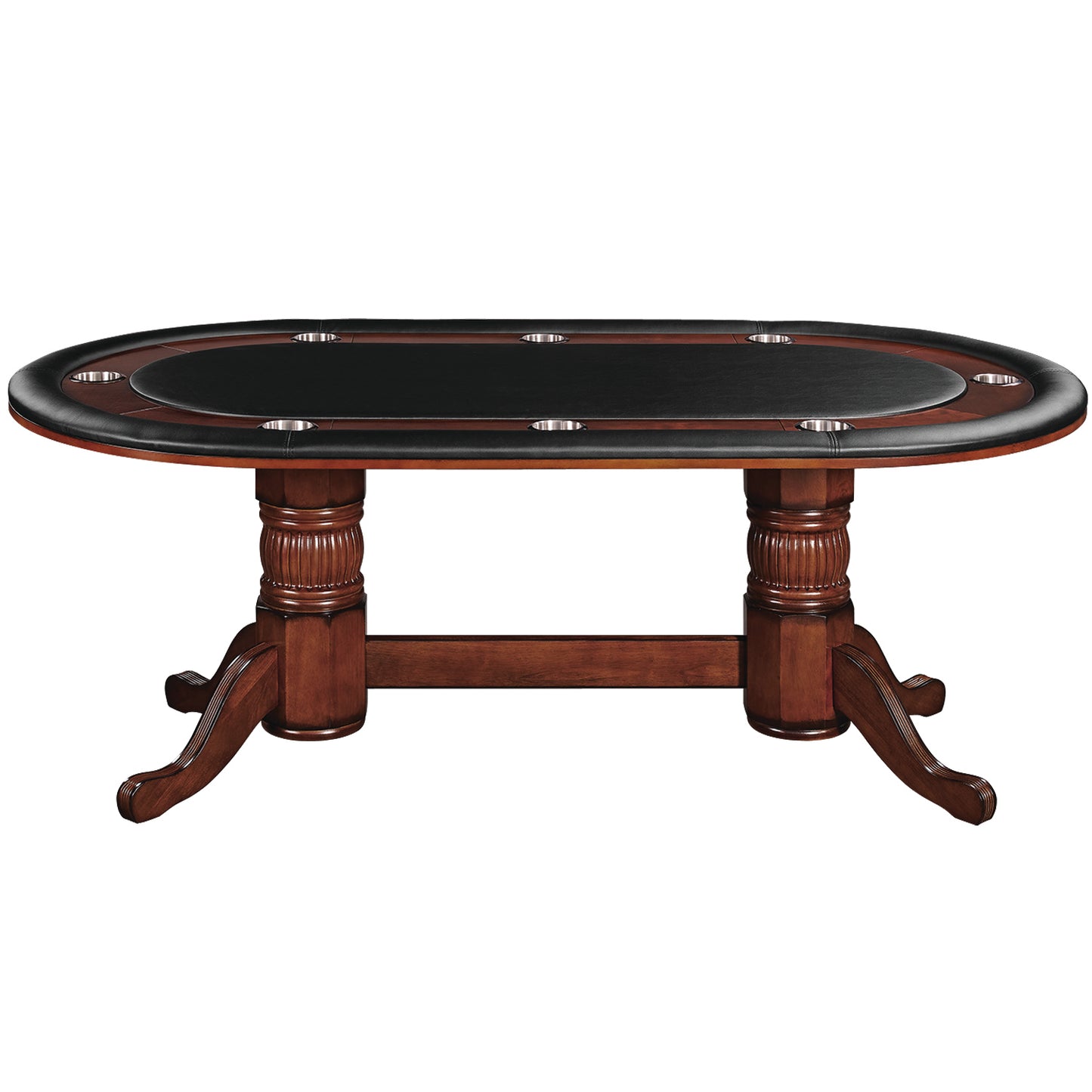 80" Texas Hold'em Poker Table with Dining Top Option