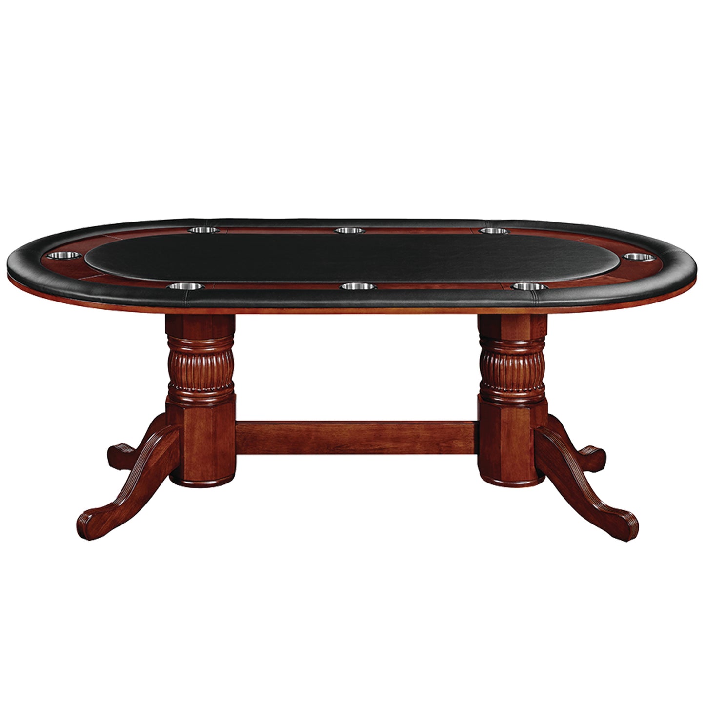 80" Texas Hold'em Poker Table with Dining Top Option