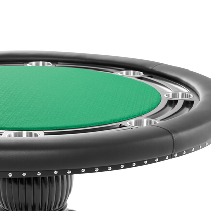 Nighthawk Premium Round Poker Table with Dining Top Package