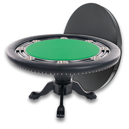 Nighthawk Premium Round Poker Table with Dining Top Package