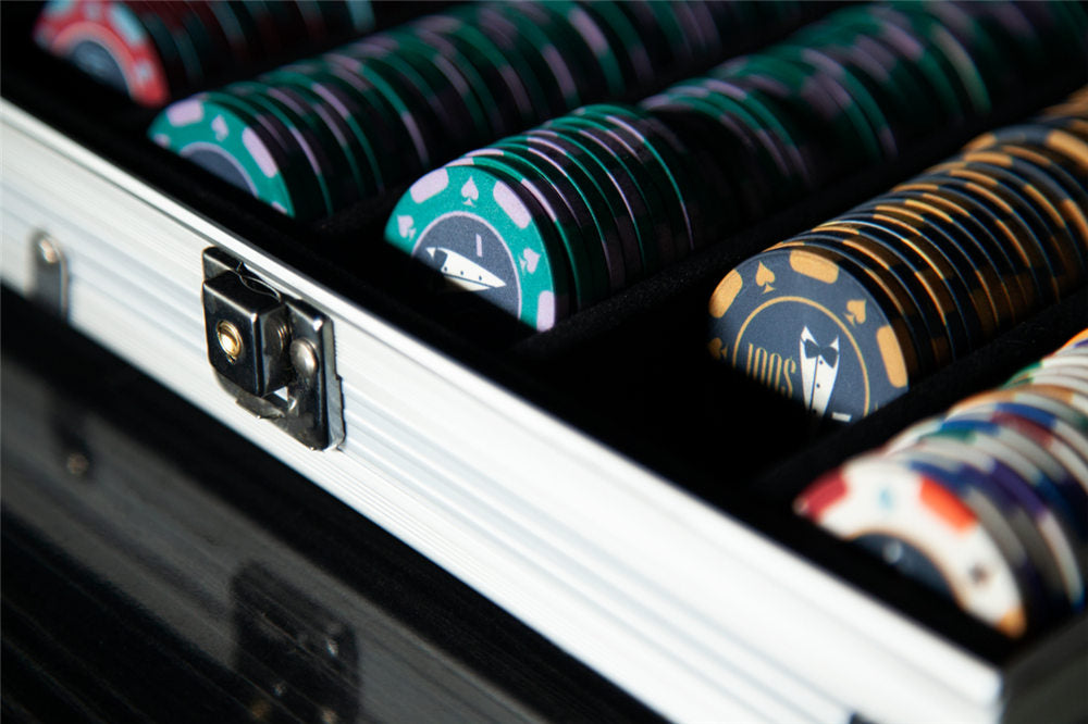 "Secret Agent" Poker Chipset