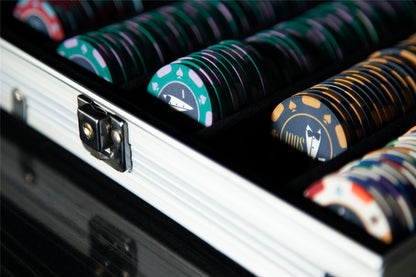 "Secret Agent" Poker Chipset